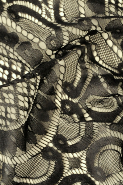 Кружевное полотно Узор с подсолнухами 3