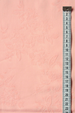 Жаккард хлопковый Нежный персик 2