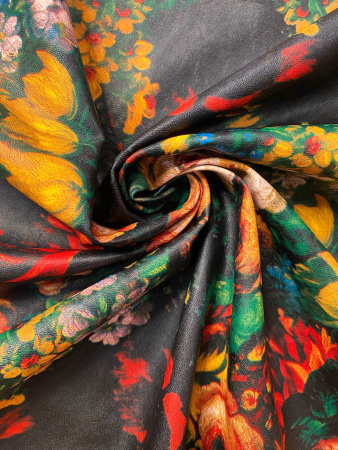 Кожа искусственная ОСЕННИЙ БУКЕТ