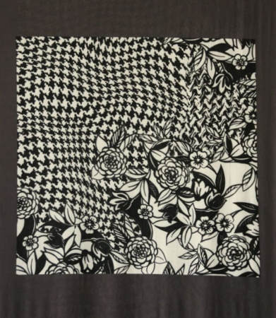 Трикотаж холодная вискоза Платки с розами 5