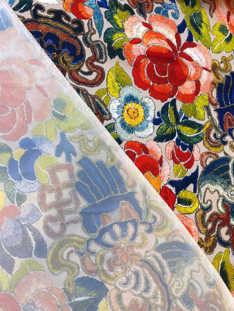 Шелк искусственный ЯРКИЕ ЭМОЦИИ красный