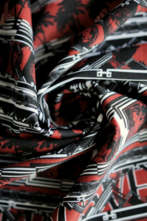 Бифлекс для купальников Орнамент Версаче 4