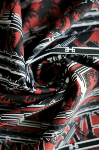 Бифлекс для купальников Орнамент Версаче 4