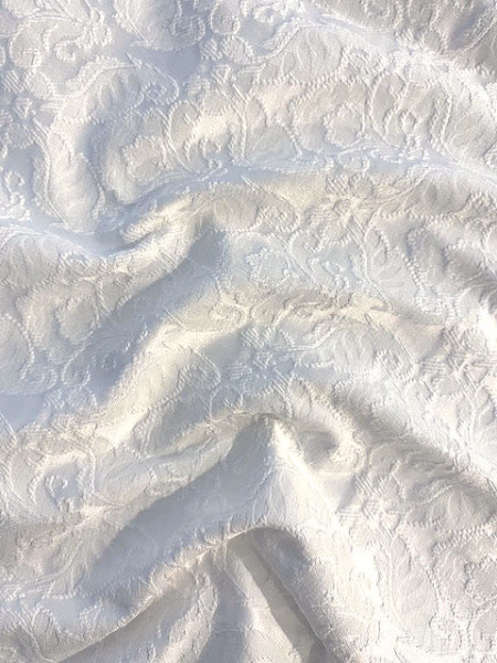 Жаккард "Праздничный" белый Жаккард "Праздничный" белый ткань