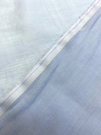 Лен однотонный ГОЛУБОЙ ЛЕД