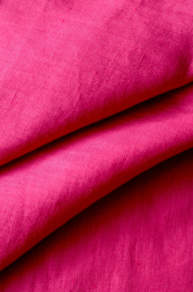 Лен однотонный РОЗОВАЯ ФУКСИЯ
