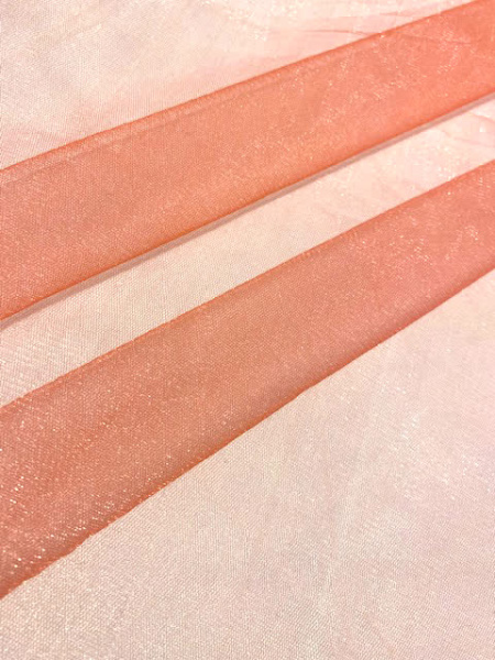 Фатин однотонный "Коралл" 100см. Фатин однотонный "Коралл" 100см. ткань