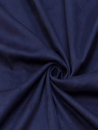 Замша двусторонняя ПРЕМИУМ темно - синяя