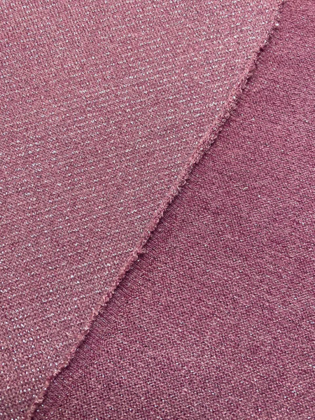 Трикотаж Ангора с люрексом ПЫЛЬНАЯ РОЗА