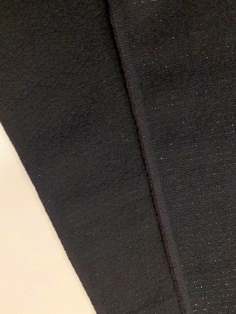 Креп С ЛЮРЕКСОМ черный