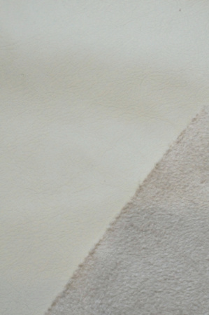 Искусственная КОЖА на бархатистой основе Топленое молоко 2