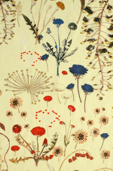 Креп плательно - блузочный "Ботаника"