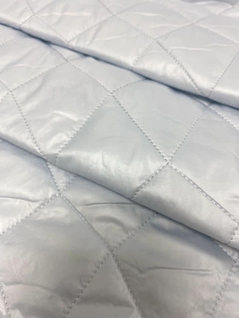 Стежка курточная "Ромбы" белая