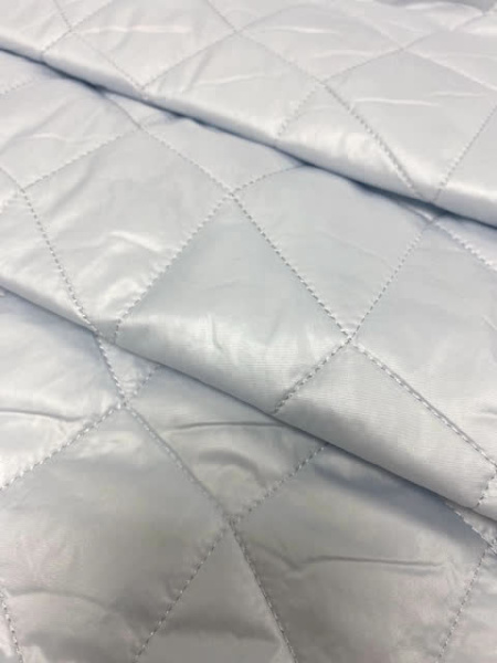 Стежка курточная "Ромбы" белая