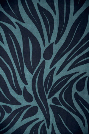 Шелк натуральный КРУПНЫЕ ЛИСТЬЯ