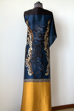 Шелк натуральный ОСЕННИЕ МЕЧТЫ