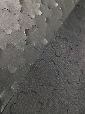 КОЖА искусственная ПЕРФОРИРОВАННЫЕ ЦВЕТОЧКИ