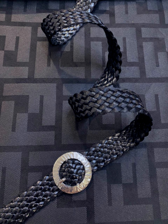 НОВИНКА! Замша однотонная ЛОГО черная