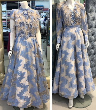 Кружевное полотно "Кружева в облаках" ткань