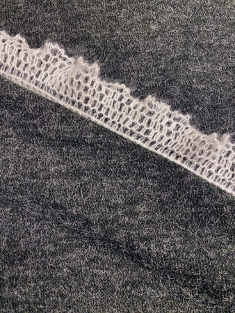 Трикотаж Ангора - меланж МОКРЫЙ АСФАЛЬТ