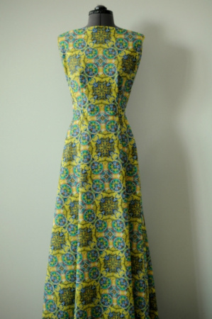 Трикотаж милано Винтажный стиль желтый 4