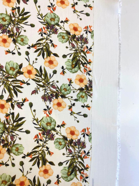 Вискоза НЕЖНЫЙ МИЛЬФЛЕР персик