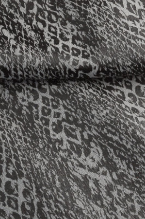 Жаккард именной РЕПТИЛИЯ стальной 2