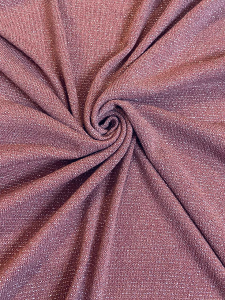 Трикотаж Ангора с люрексом ПЫЛЬНАЯ РОЗА