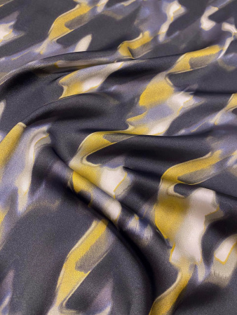 Шелк искусственный ЛАПКА КРУПНАЯ горчица