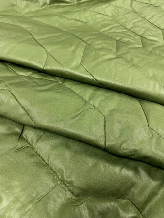 Стежка курточная "Ломаная линия" хаки