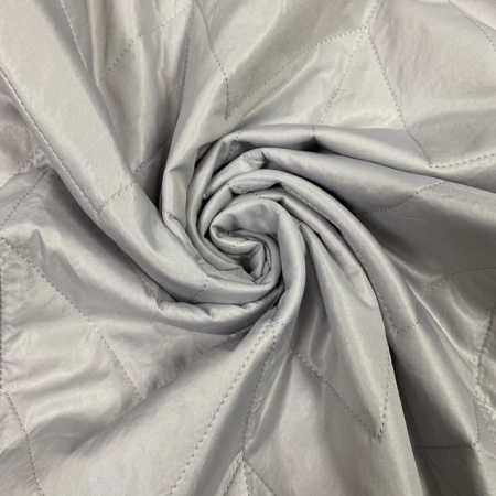 Стежка курточная "Зигзаг" серая