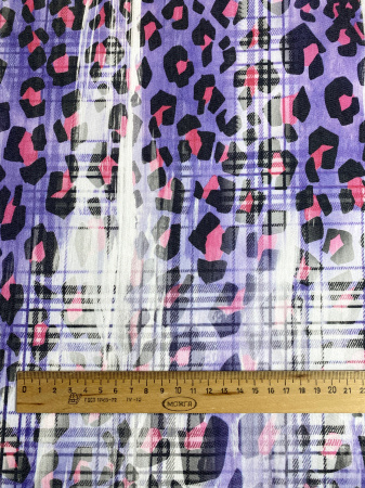 Джинс КЛЕТКА-ВАРЕНКА фиолетовый