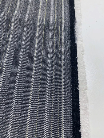 Ткань костюмная ПОЛОСКА  меланж ткани