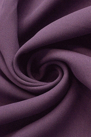 Креп ОДНОТОННЫЙ пыльный баклажан