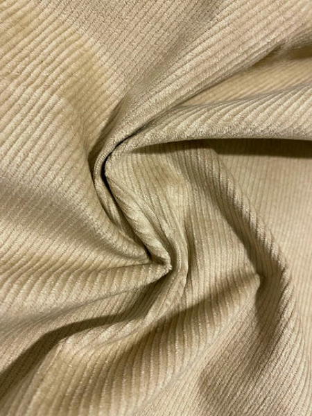 Вельвет однотонный МОЛОЧНО - БЕЖЕВЫЙ ткани