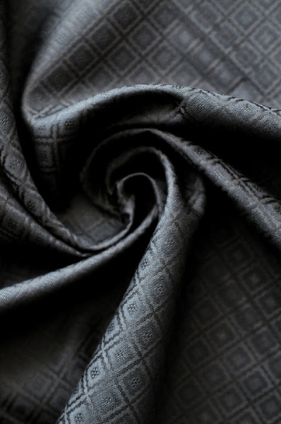 Жаккард КУБИКИ ПЛЕТЕНЫЕ темно-синий 3 Жаккард КУБИКИ ПЛЕТЕНЫЕ темно-синий 3