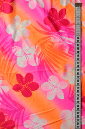 Бифлекс для купальников Микс радужный оранжево-розовый 2