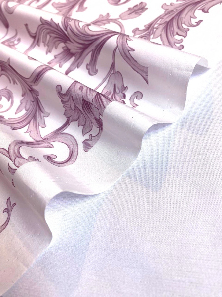 Курточная ткань ЗАВИТКИ Пыльная роза