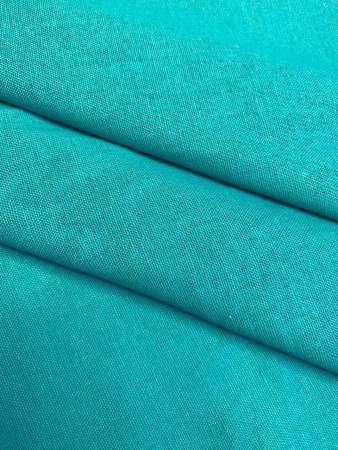 Лен однотонный БИРЮЗОВЫЙ