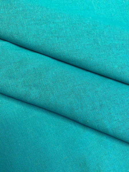 Лен однотонный БИРЮЗОВЫЙ