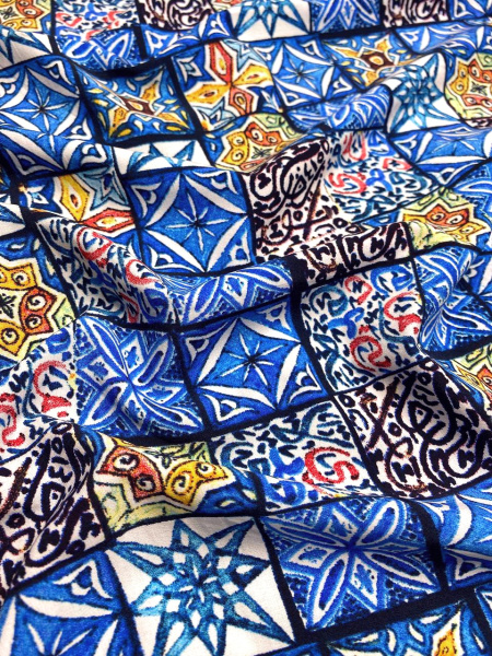 Шелк искусственный МОДНЫЕ ИЗРАЗЦЫ