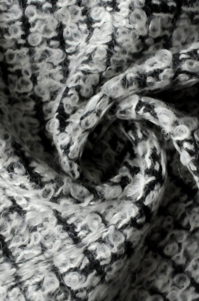 Ткань костюмная ШАНЕЛЬ ПУШИСТАЯ серая 5