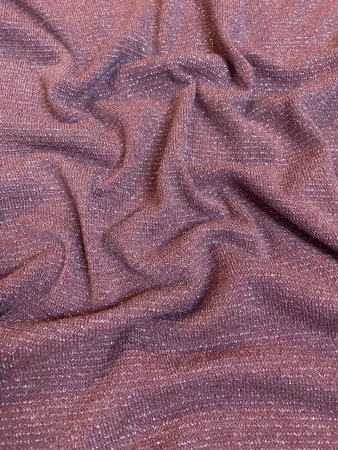 НОВИНКА! Трикотаж (Ангора) с люрексом ПЫЛЬНАЯ РОЗА