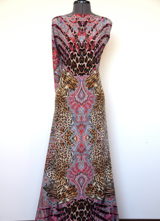 Шелк натуральный ЭТНО фуксия