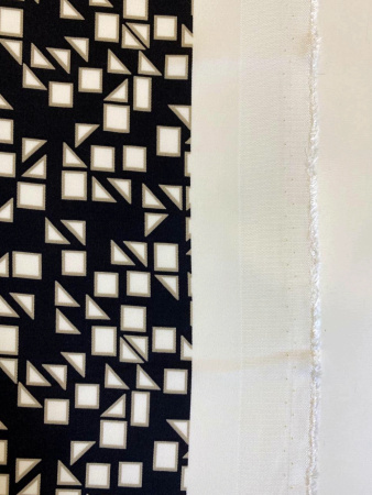 Вискоза ГЕОМЕТРИЯ молочная