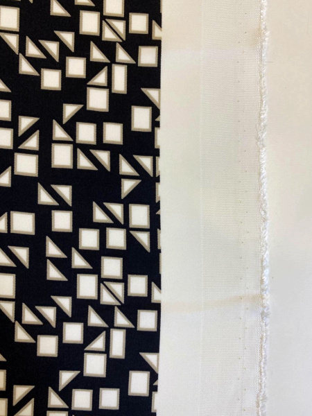 Вискоза ГЕОМЕТРИЯ молочная