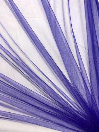 Фатин однотонный "Яркий синий" ткань