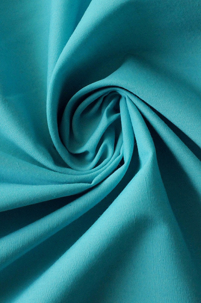 Хлопок смесовый ТИСИ бирюзовый