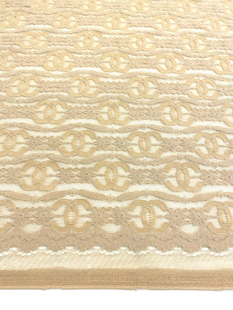 Кружевное полотно ЛОГО беж ткань