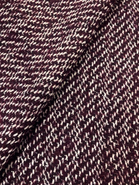 ткани Ткань костюмная ШАНЕЛЬ темно-бордовая